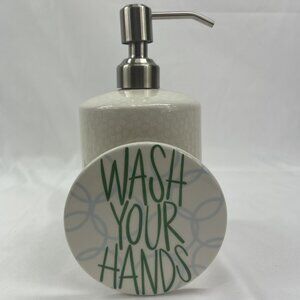 Happy Everything White Dot Mini Laura Johnson Soap Pump with Attachment